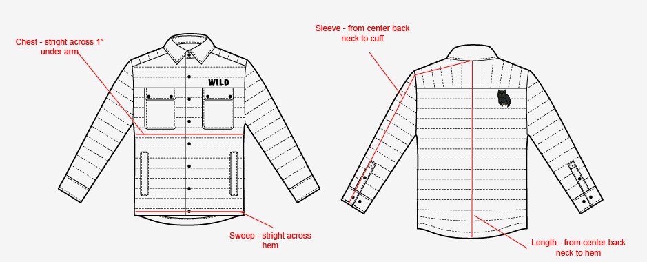 Jacket Measurement Diagram