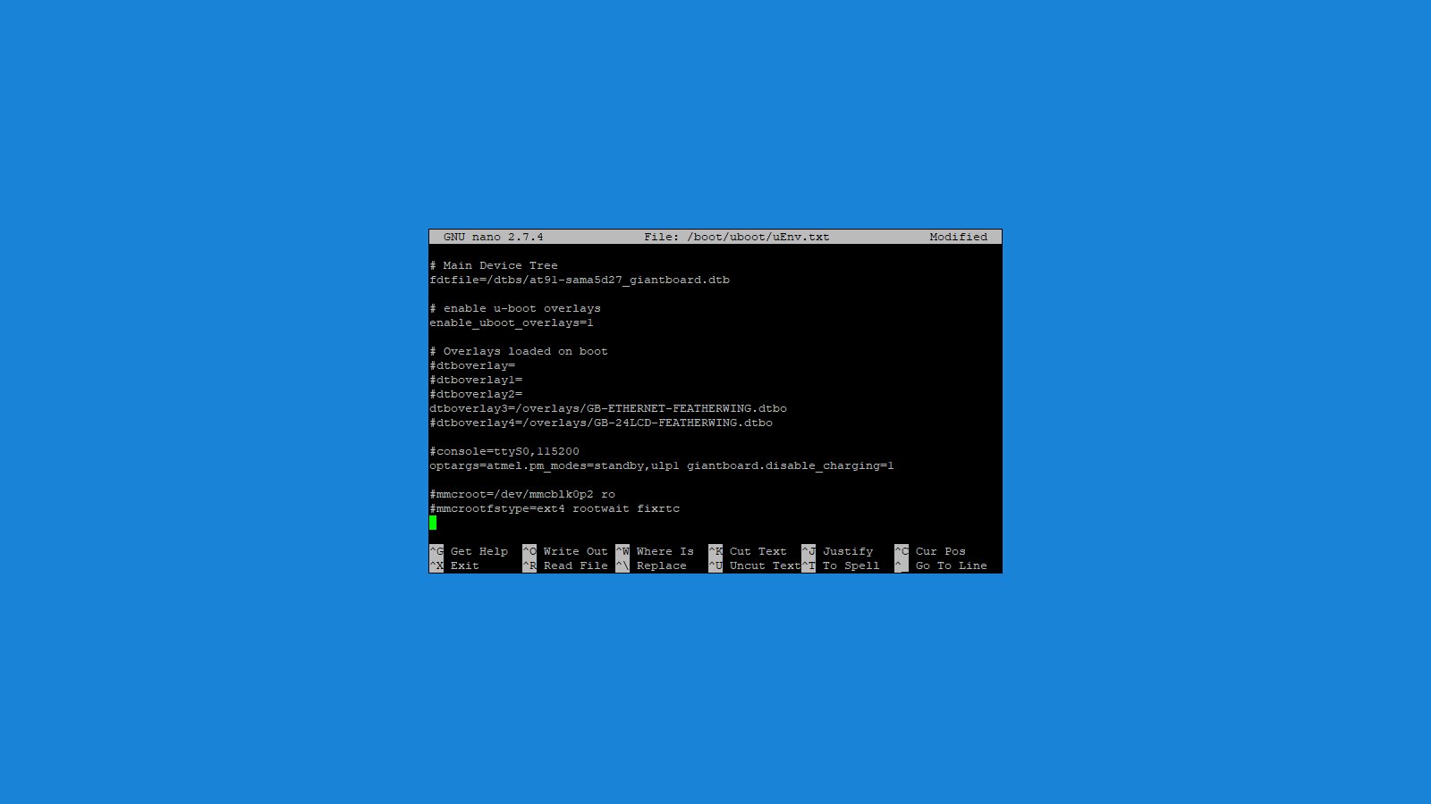 uEnv Screenshot