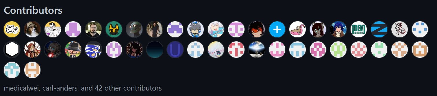 Because of how many people are working on translation, 0.6.1 release of the Server more than doubled the last record by the amount of contributors!