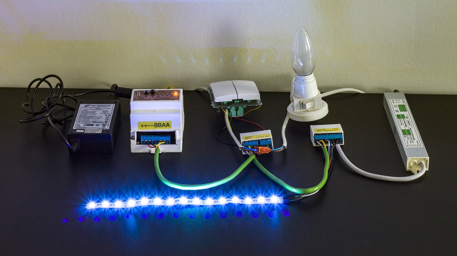 GetWired Controlling an LED strip