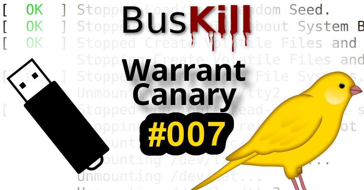 BusKill canary