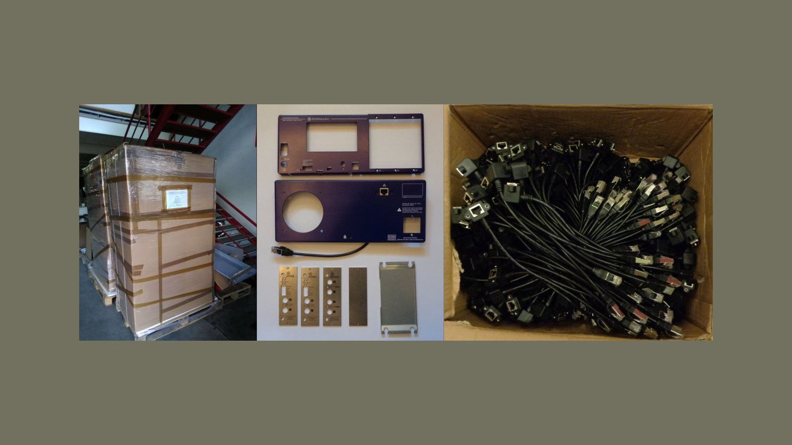 EEZ BB3 Boxes, Enclosure Panels, and Cables