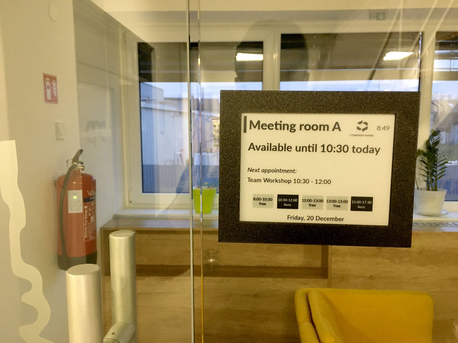 Meeting room display