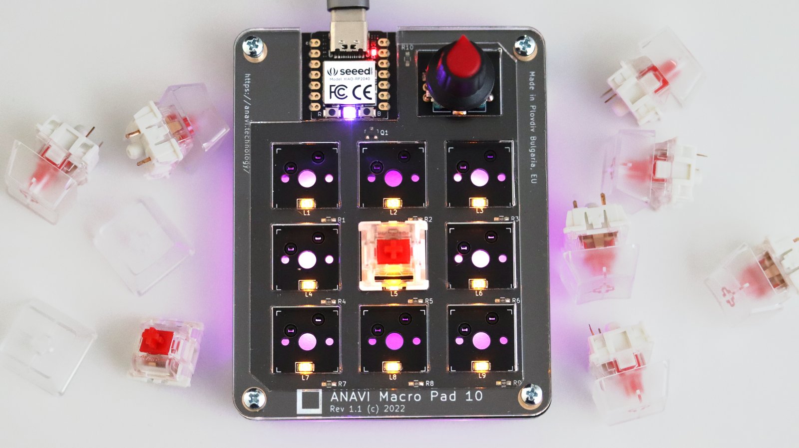 ANAVI Macro Pad 10 & Knobs