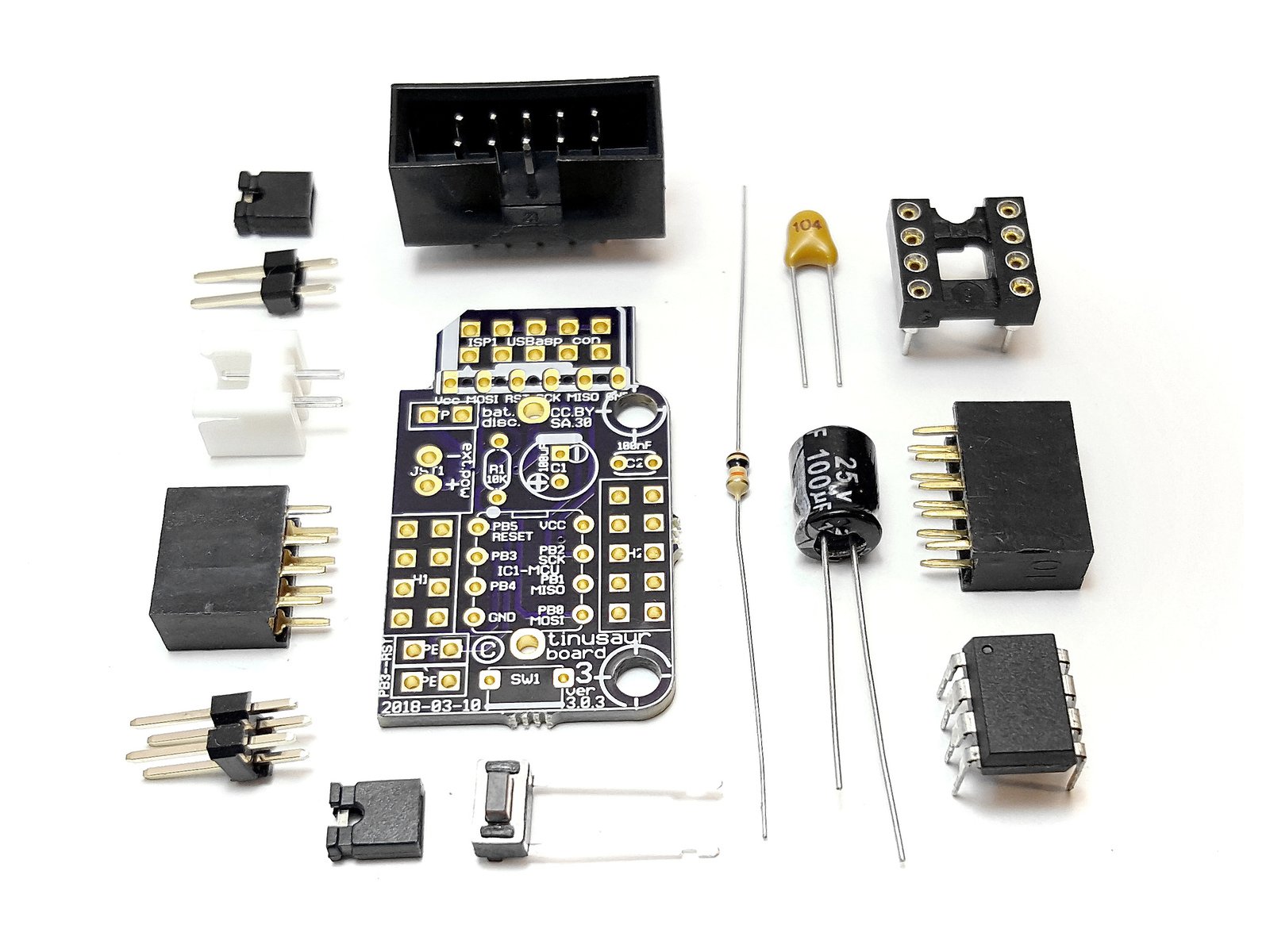 Tinusaur Board 3 LITE (parts)