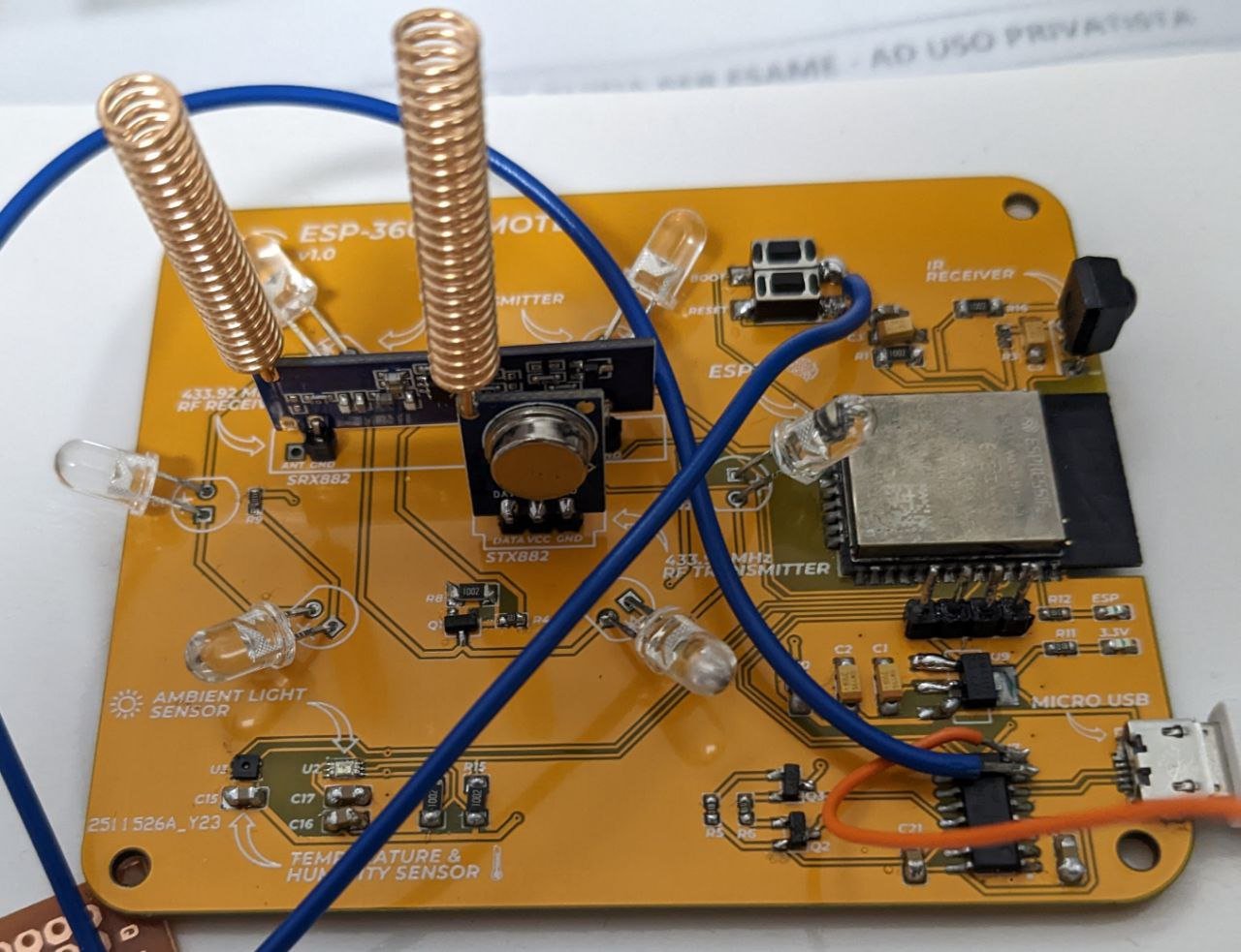 ESP 360 Remote prototype