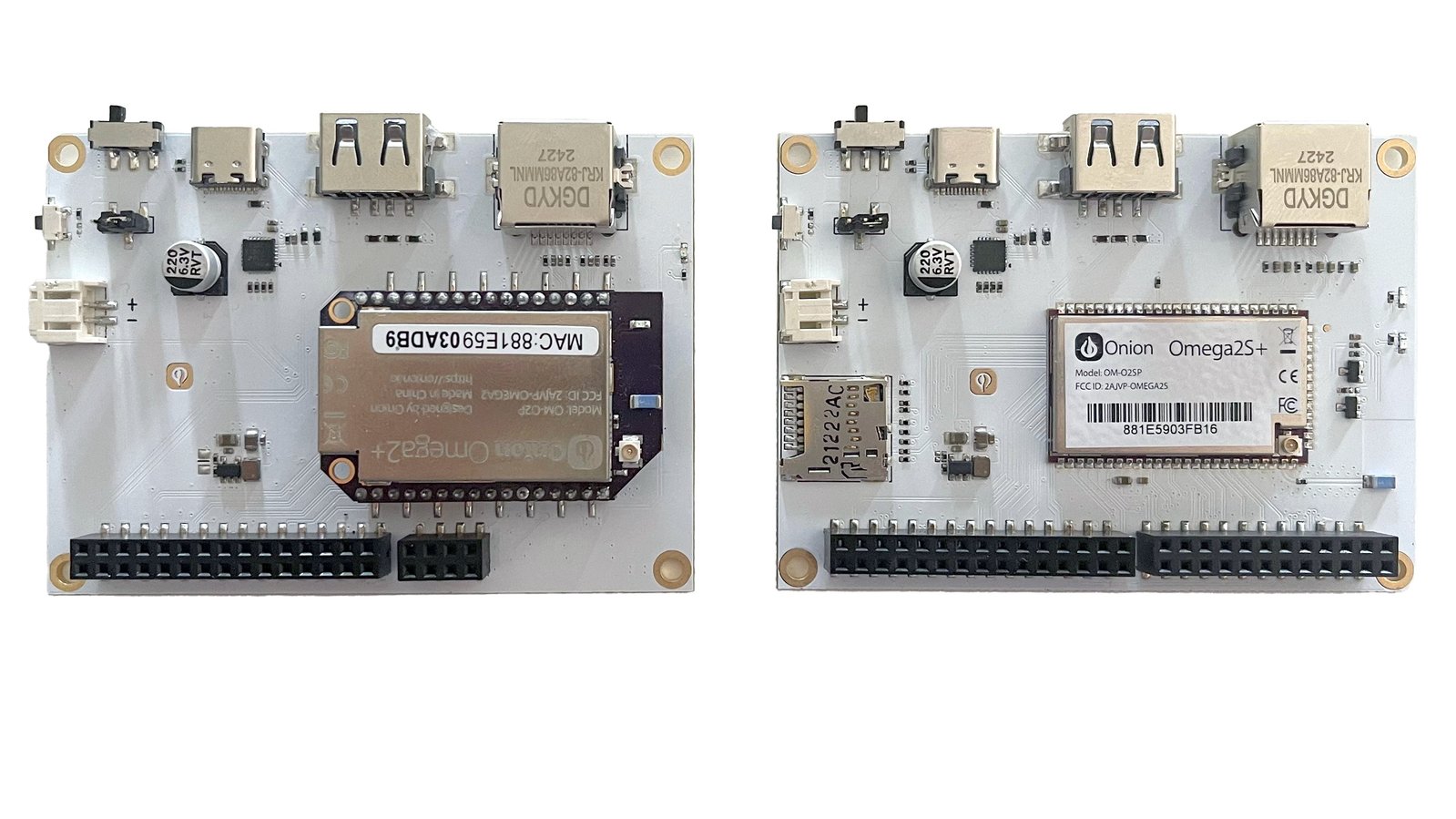 Onion Omega2 Eval Boards