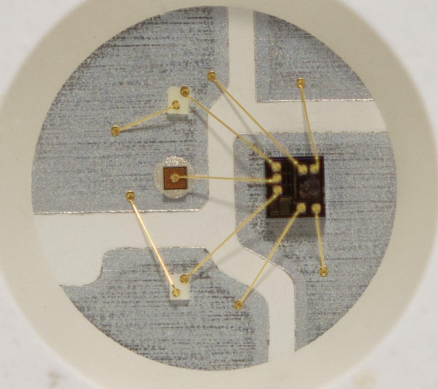 close up of an LED without damage