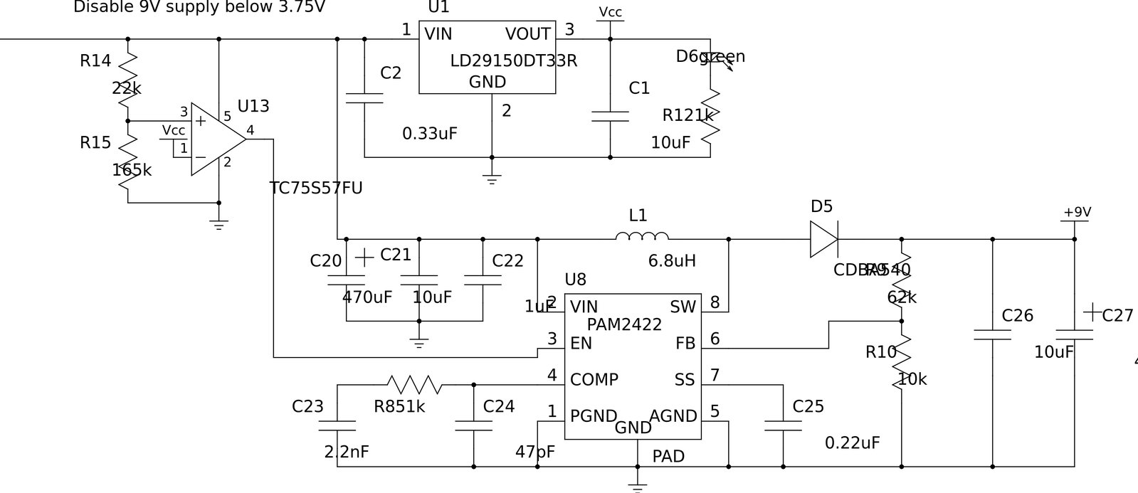 Snekboard Regulator