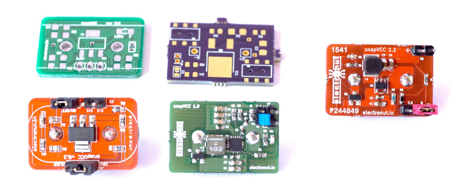 SnapVCC Prototype Versions